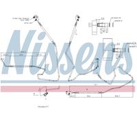 Nissens High-pressure Line for air conditioning 843110