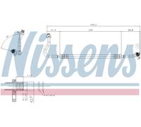 NISSENS 846975 High Pressure Line, air conditioning