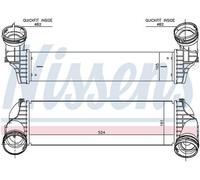 NISSENS 96364 Intercooler