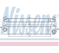 Nissens Intercooler 96623 - Charge Air Cooler / Intake Heat Exchanger for Peugeot Boxer 2.2L