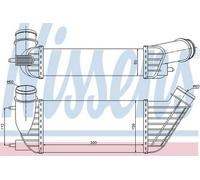 NISSENS 96609 Intercooler