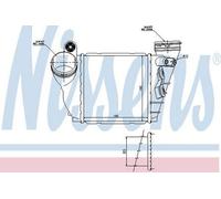 Nissens 96487 Intercooler, charger