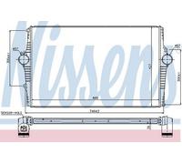 Nissens 969001 Intercooler, charger
