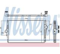 NISSENS 96601 Intercooler