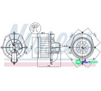 NISSENS INTERIOR BLOWER 87518 FOR CITROËN PEUGEOT