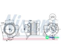 NISSENS INTERIOR BLOWER 87574 FOR FIAT
