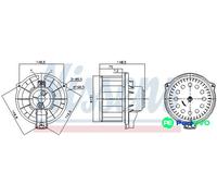 NISSENS INTERIOR BLOWER 87620 FOR TOYOTA