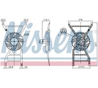 NISSENS 850089 Fan, radiator