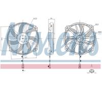 NISSENS 850109 Fan, radiator