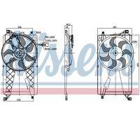 NISSENS 85771 Fan, radiator