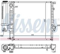 Radiator 60623 Nissens 1.247.145 1.469.176 1.723.990 1.728.905 1.728.907