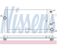 Radiator 60769 Nissens 1711.7.805.627 17118509175 17118509177 7.805.627 7805628