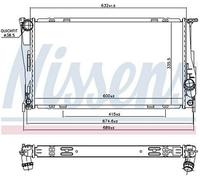 NISSENS 60832 Engine radiator
