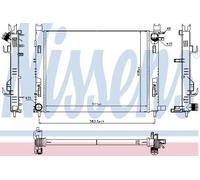 Radiator 637624 Nissens 214100078R 214106630R 8660003460 214105731R 214100078R