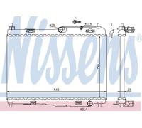 Nissens Engine Coolant Radiator 69235 for eg. FORD FIESTA VAN (2009) 1.2 etc