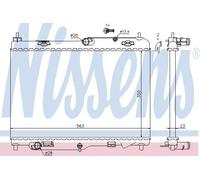 NISSENS 69233 Radiator, engine cooling for FORD