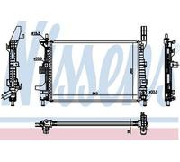 NISSENS 69238 Engine radiator