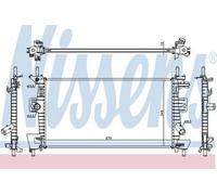 NISSENS 69237 Engine radiator