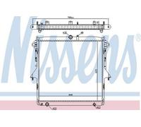 Nissens Engine Radiator 69245 - Car, Manual & Automatic, Without AC