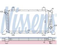 NISSENS 62241A Engine radiator