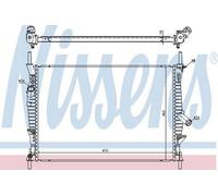 NISSENS 69240 Engine radiator