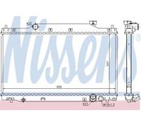 Nissens Radiator for Honda Civic Type-R K20A2 2.0 July 2001 to February 2006