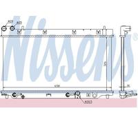 NISSENS 68098 Engine radiator