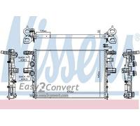 NISSENS 61988 Radiator, engine cooling for ,IVECO