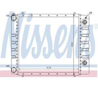 NISSENS 64328 Engine radiator