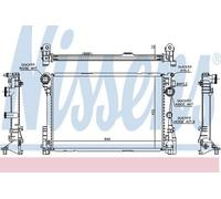 NISSENS Coolant Radiator 67167 for MERCEDES-BENZ C-SERIES W204 (2007) C180 1.8 C