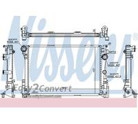 NISSENS 627012 Engine radiator