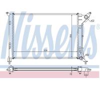 Nissens Radiator for Mini Mini Convertible One 1.6 Litre June 2004 to March 2006