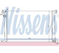 Nissens Engine Coolant Radiator 69706 for eg. MINI MINI ONE (2007) 1.4 etc