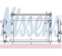 Nissens Engine Radiator 67359