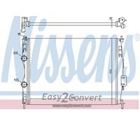 NISSENS 67368 Engine radiator