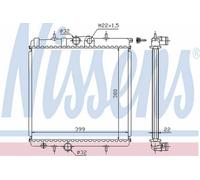 NISSENS 63708A Engine radiator