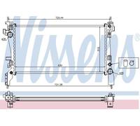 Nissens Radiator 636004 - 1330.T9 / 1330.V0 / 1330Y1 / 1330Y4 / 51780659 / 51790636