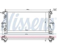 Radiator 606554 Nissens 1333C8 1382421080 1382424080 1616950280 1617023380