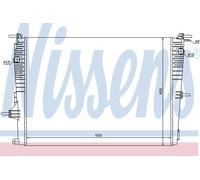 NISSENS 637606 Engine radiator