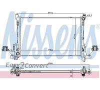NISSENS 630792 Engine radiator