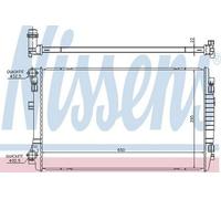NISSENS Coolant Radiator 65303 for VW GOLF (2013) 1.4 TSI/TSI BLUEMOTION etc