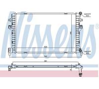 Radiator 65306 Nissens 5Q0121251ED 5Q0121251EJ 5Q0121251GB 5Q0121251GF