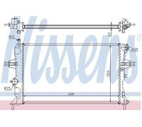 Nissens Radiator for Vauxhall Astra Z22SE 2.2 Litre October 2000 to August 2004