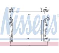 NISSENS 61918 Engine radiator