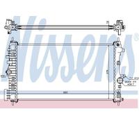 NISSENS 630718 RADIATOR ENGINE COOLING MAN