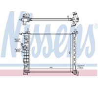 NISSENS 630735 Engine radiator