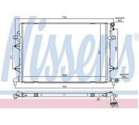 NISSENS Coolant Radiator 65340 for SKODA YETI (2009) 2.0 TDI etc