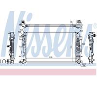 NISSENS 67156A Engine radiator