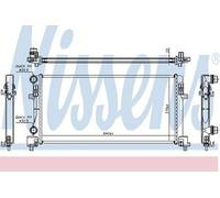 Radiator 64106 Nissens 5Q0121251EC 5Q0121251EC 5Q0121251EC 5Q0121251EC