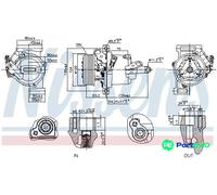NISSENS REAR AIR CONDITIONING COMPRESSOR 891074 FOR RENAULT